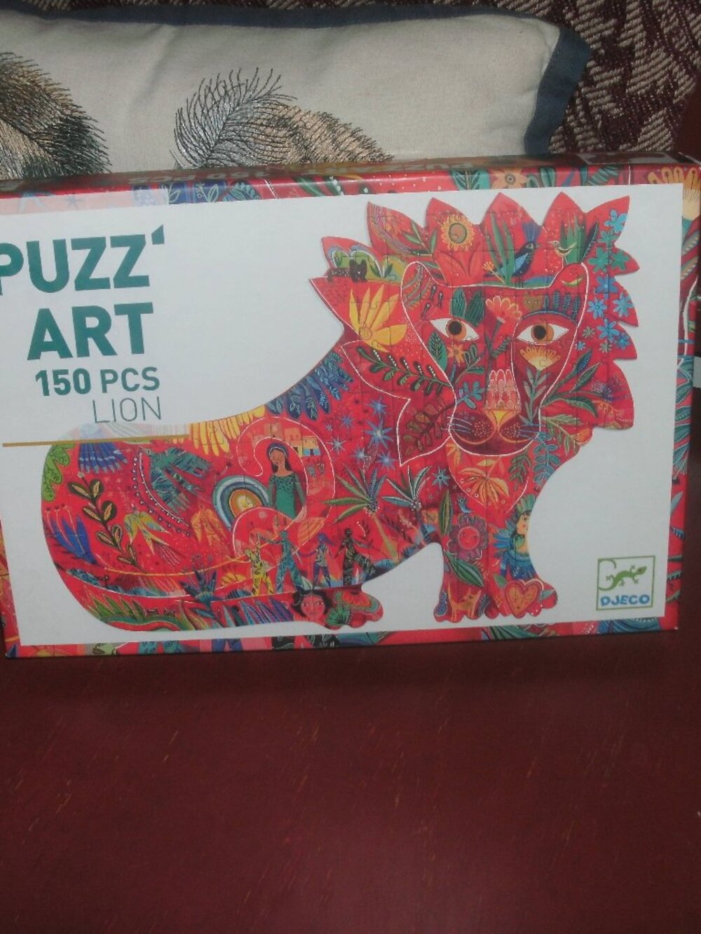 Djeco PUZZ ART Aurelia Fronty LION 150 pieces Complete with Box